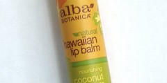 alba botanica coconut cream lip balm